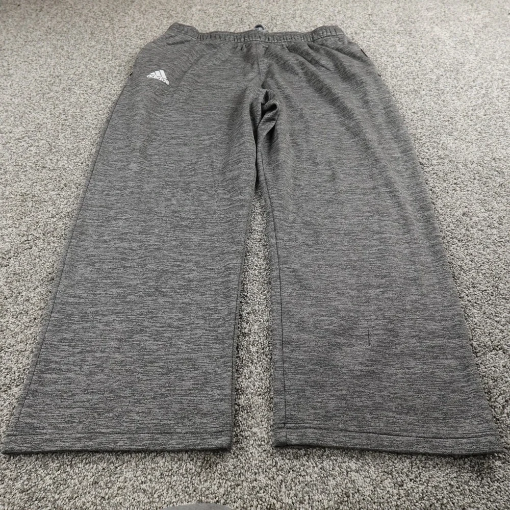 Adidas Pants Mens XL Gray Track Warm Up Drawstring Jogger‎ Baggy Sweatpants Gym